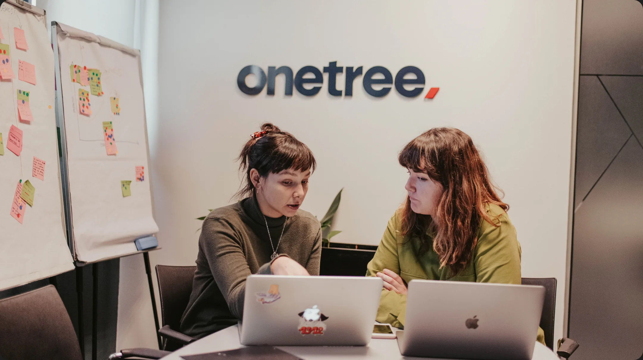 The mEMR team working through the research that came before the first line of code